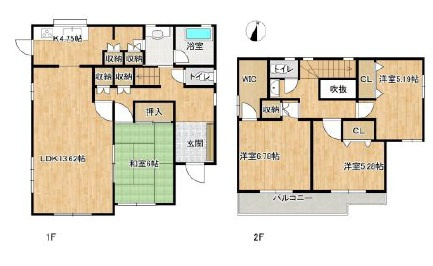 四街道市めいわ4丁目の間取り