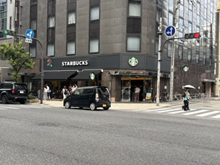 グランドシーズ心斎橋Ⅱの周辺|カフェまで徒歩3分