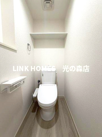 菊池郡菊陽町大字津久礼の賃貸マンションのトイレ