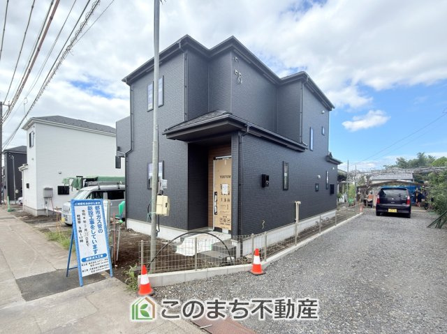 ハートフルタウン鹿沼市幸町1丁目206番の外観|建築中現地写真（同社施工の完成物件・モデルハウスがご見学できます）