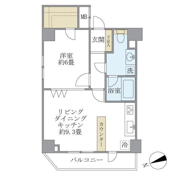 KDXレジデンス文京湯島の間取り