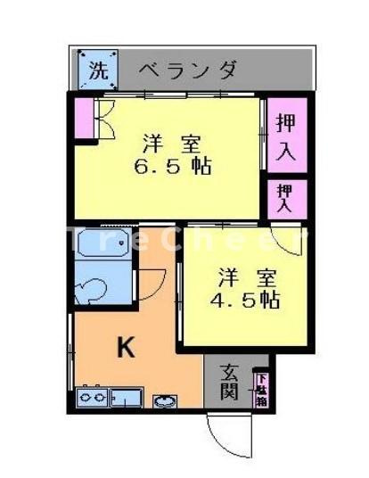 サンシュウ志村コーポの間取り