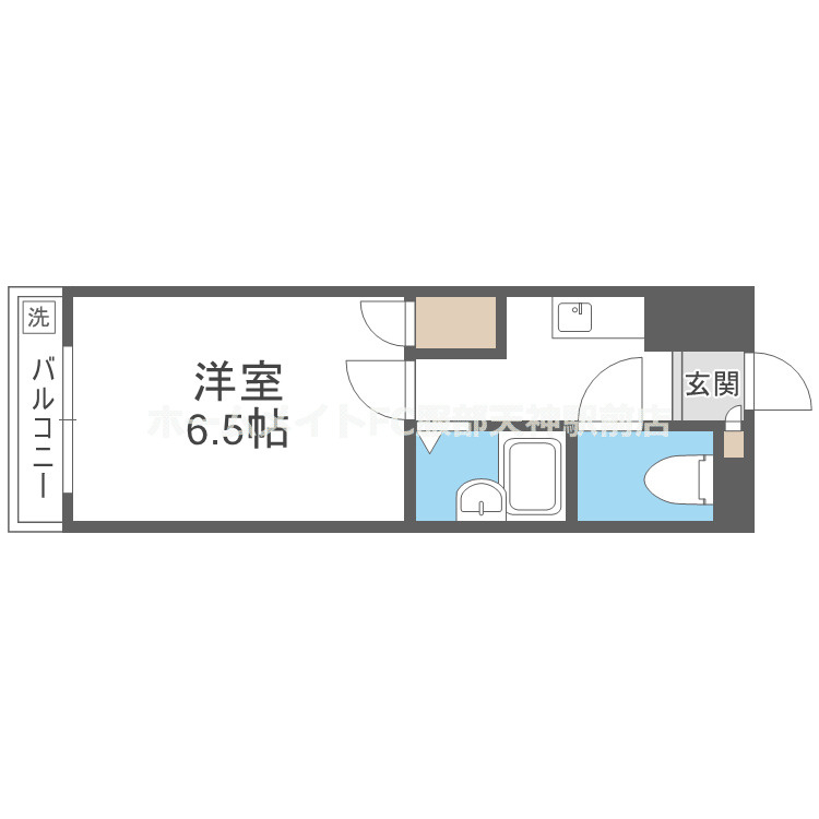 ギャレ蛍池新館の間取り