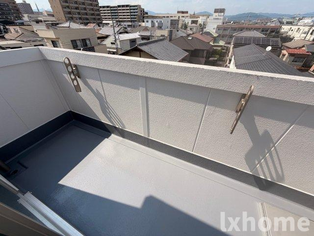 シナジー茨木のバルコニー