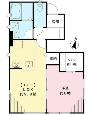 メゾンフローラの間取り