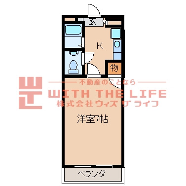 組坂ビルNo5【キャッシュバック対象物件】の間取り