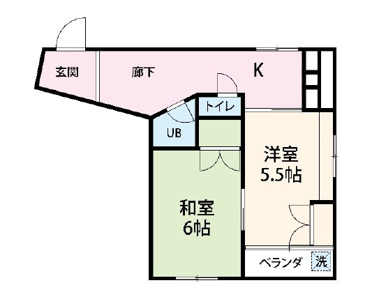 サニーマンションの間取り|間取りです。