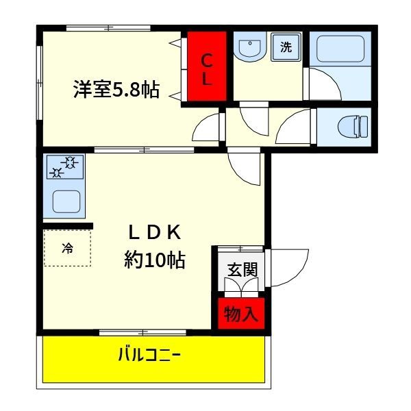 メゾンドティガーの間取り