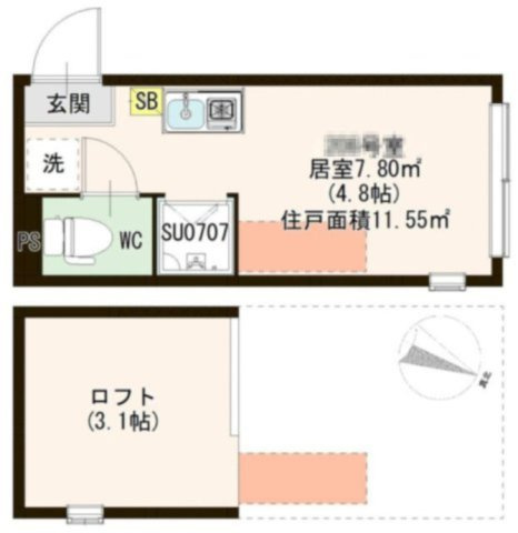 ｍａｇｎｏｌｉａの間取り