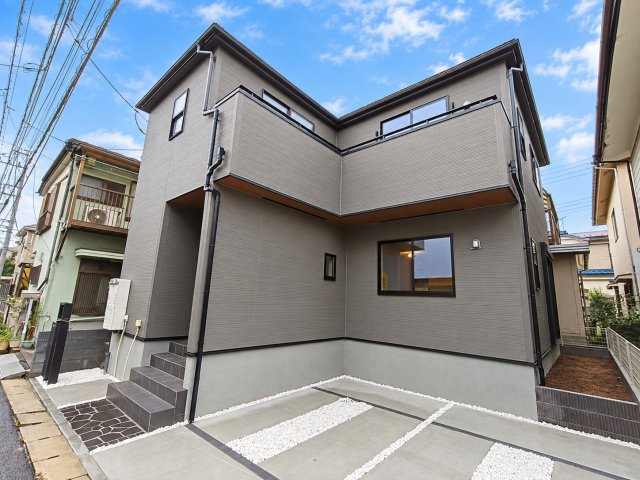 三郷市　戸ケ崎　新築戸建　　全1棟の外観|きれいな外観です