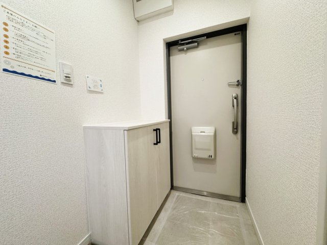 サンポール明大寺の玄関|ゆったりとした玄関です