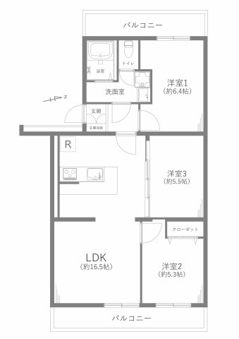 サンポール明大寺