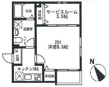 Ｒｅｓｉｄｅｎｚａ　ａｌ　ｐｉｃｃｏ　の間取り