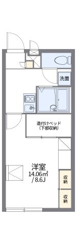 レオパレスＩＫＡＲＵＧＡ　２３の間取り