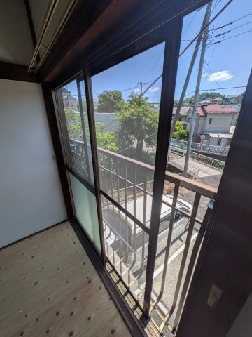 サンハイツ小山のバルコニー