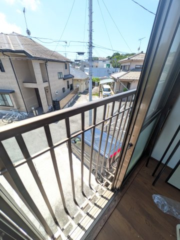 サンハイツ小山のバルコニー