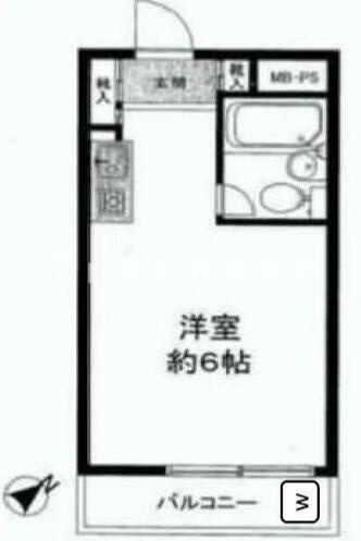 【間取り】 | クリスタル南阿佐ヶ谷パート１
