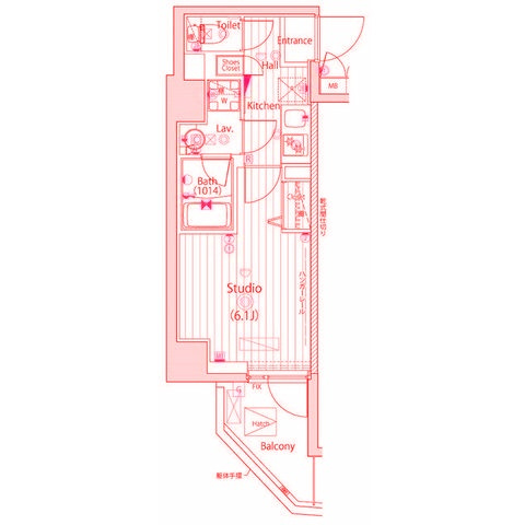 横浜市中区不老町３丁目の賃貸マンションの間取り