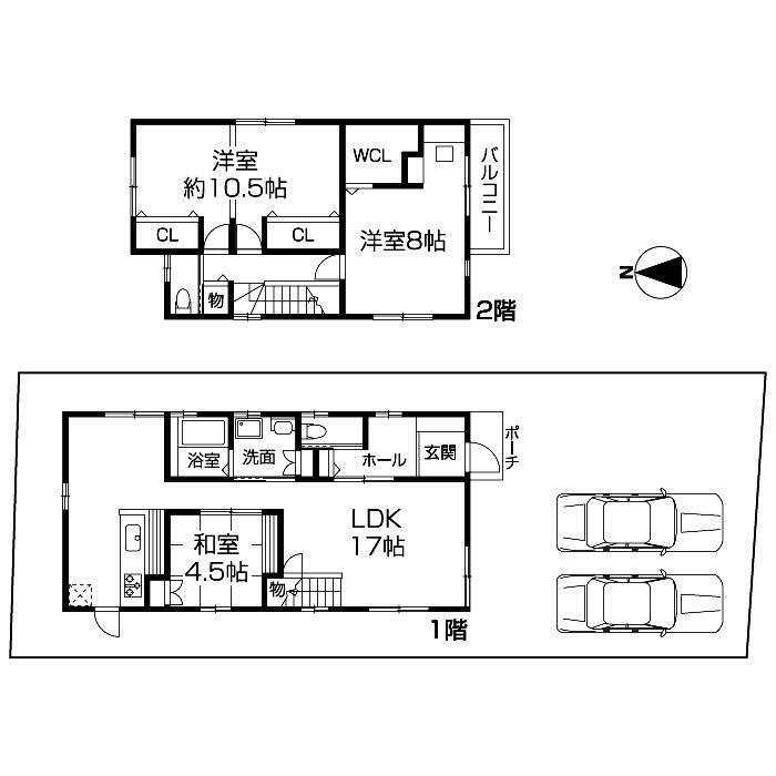 庭代台４丁戸建の間取り