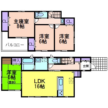 日光市瀬尾の間取り|〇間取り〇
４LDK