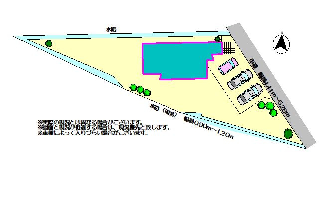 日光市瀬尾の区画図|〇区画図〇
土地面積358.29㎡（108.38坪）