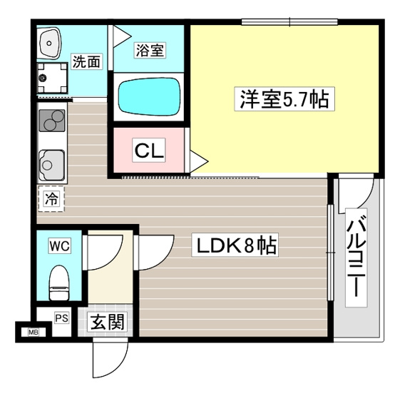 【間取り】 | フジパレス西宮甲東園Ⅱ番館