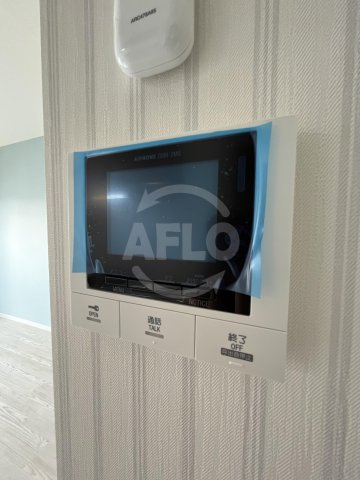 アットリースハウス大阪ベイサイドシティのセキュリティ|アットリースハウス大阪ベイサイドシティ　テレビ付きモニターホン