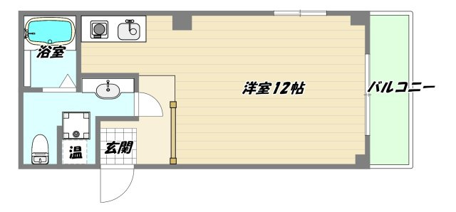 大阪市淀川区十三東３丁目の賃貸マンションの間取り