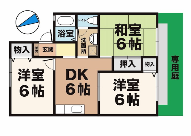 ドエルサンセットの間取り