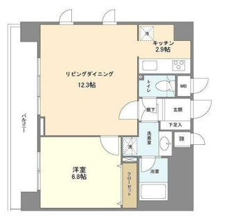 【間取り】 | カーサグランデ本郷 | 間取りです。