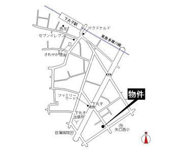 ルネ・ビバリー２の地図