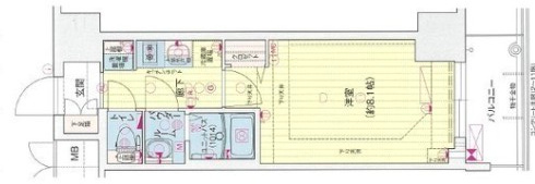 【間取り】 | プレサンス谷町九丁目駅前
