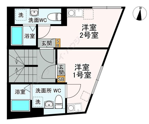 Ｐｒｉｍｅ蒲田の間取り