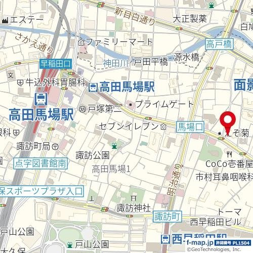 レガリアタワーレジデンスの地図