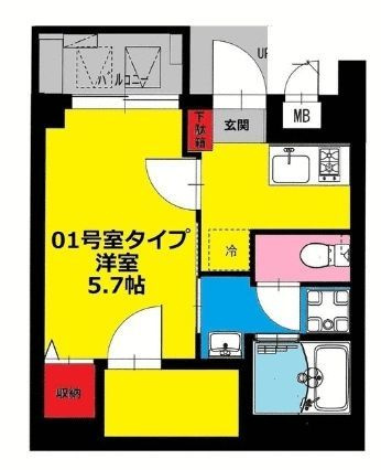 江東区南砂７丁目の賃貸マンションの間取り