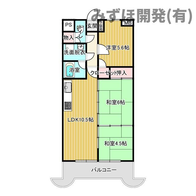 ネオハイツ荒楯の間取り