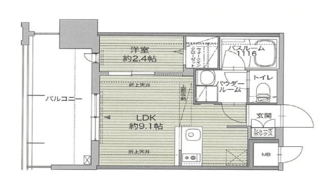 グランフォーレ博多ウォーターフロントの間取り