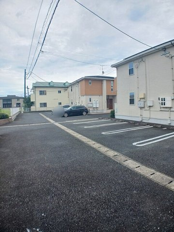 熊本市北区龍田１丁目のアパートの駐車場