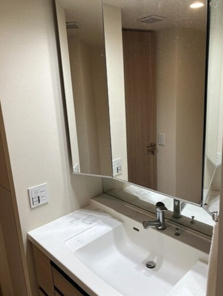 ライオンズタワー柏の洗面所