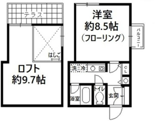 【間取り】 | ｇａｌｏｐｉｎ（ガロパン） | 間取りです。