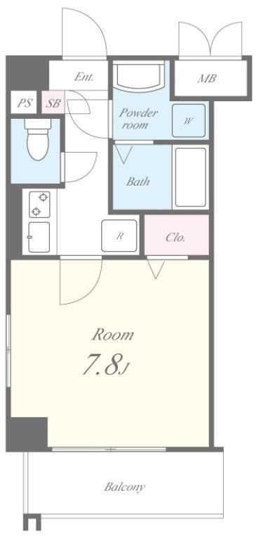 クローネ住吉の間取り