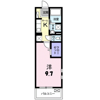 【間取り】 | カームリー・カーサⅣ | 間取りです。