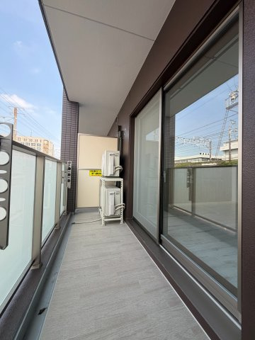 グラーツ F　名古屋市賃貸　仲介手数料無料のバルコニー