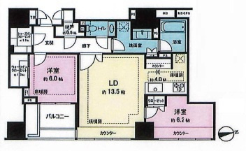 ザ・パークハウスグラン三番町26の間取り