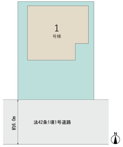 行田市持田２期　の区画図|現地区画図