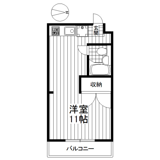 【間取り】 | 加藤ハイムⅡ