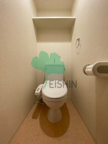 エステムコート博多駅前2セグティスのトイレ|清潔感のあるトイレです。