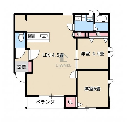 グレーシア平和　の間取り|グレーシア平和