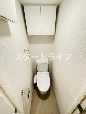 大阪市東淀川区西淡路１丁目の賃貸マンションのトイレ