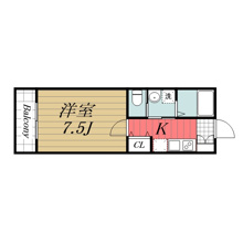 【間取り】 | フォレストCK　Ⅲ